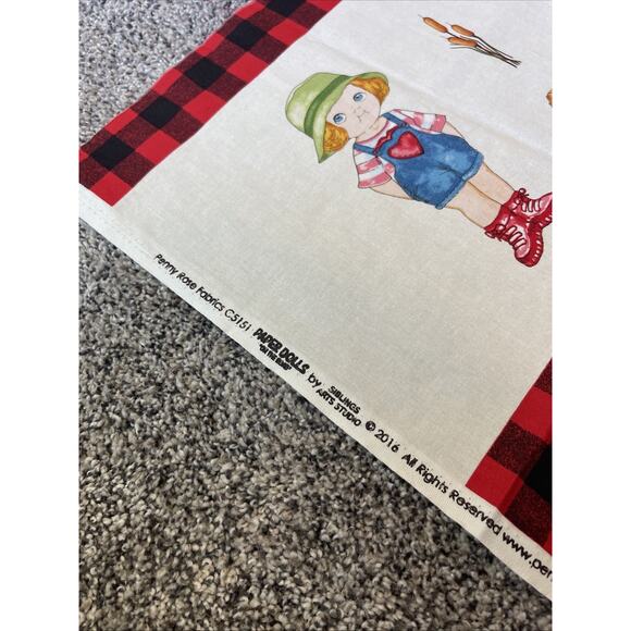 Penny Rose Fabric Panel Paper Dolls On The Road 2016 44x23 Panel - Picture 2 of 6